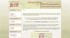 Desktop Screenshot of geoseminaire2011.teledetection.fr